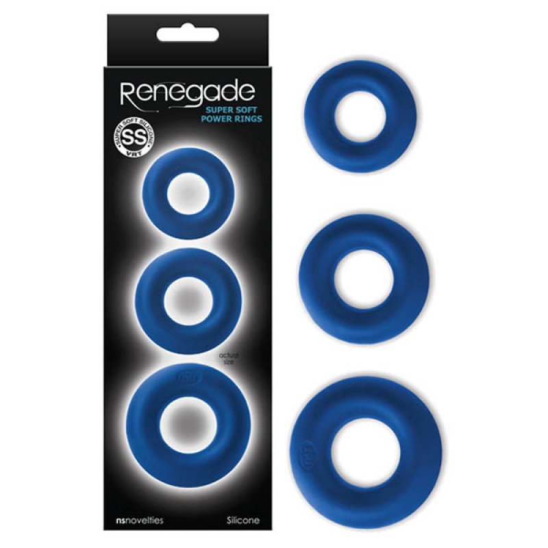 Renegade Super Soft Power Rings - Blue